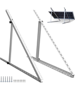 ECO-WORTHY Upgraded 45In Solar Panel Mount Brackets, with Foldable Tilt Legs, Su - $122.27