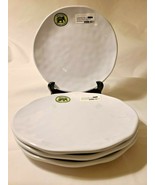 Michel Design Works Serveware WHITE ON WHITE Melamine Round Accent Plate... - $936.54 MXN