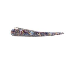 Abalone shell effect acrylic and metal alligator hair claw clip clamp - £7.95 GBP