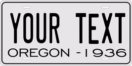 Oregon 1936 License Plate Personalized Custom Car Bike Motorcycle Moped Key tag - £8.78 GBP+