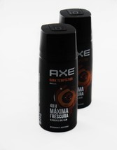 Axe Deodorant Body Spray Dark Temptation 5oz 2 Cans - $13.85