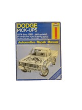 Dodge trucks 1974-1993 2WD &amp; 4WD Haynes Automotive Repair Manual (912) - £18.30 GBP