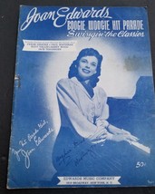 Joan Edwards Boogie Woogie Sheet Music Hit Parade Swingin the Classics 1944 - $18.99