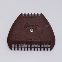 Vintage Goody Family Hair Trimmer 1972 #7828 Handheld  Manual Razor Trim Brown - £23.40 GBP