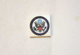 Minifigure Presidential Seal America President 2X2 Construction Piece Cu... - $4.16