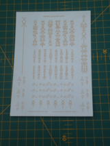 warhammer 40K necron infantry transfer sheet OOP - $7.39