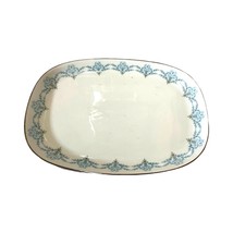 Vintage Franconia Krautheim Serving Tray Platter White Porcelain Platinu... - £68.99 GBP