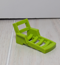 Fisher-Price Little People Vintage Play Family green lawn deck chair hou... - $6.92