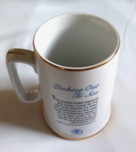 Vintage Norman Rockwell Museum Mug Tankard Looking Out to Sea  Gold Trim 1985 - £7.70 GBP