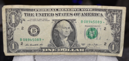 2013  DUPLICATE REPLACEMENT STAR $1.00 B NEW YORK FEDERAL RESERVE BANK  ... - £23.64 GBP