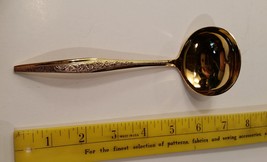 Gravy Ladle Vtg Carlyle Silver Golden Bouquet Gold Electroplate Minimal ... - £16.51 GBP