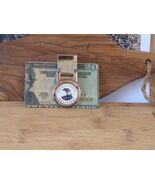 Pebble Beach CC Logo  Spring Loaded Money Clip - Gold  Plated Clip - $23.92