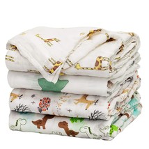 Baby Swaddle Blanket Unisex Swaddle Wrap Soft Silky Bamboo Muslin Swaddle Blanke - £30.04 GBP