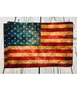 Flag Placemats 18 x 12 in Red White Blue July 4th Holiday - £15.01 GBP