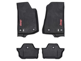 New Mopar 2018-2024 Jeep Wrangler 2 Door All Weather Mopar Floor Mats 82216625AA - £156.09 GBP