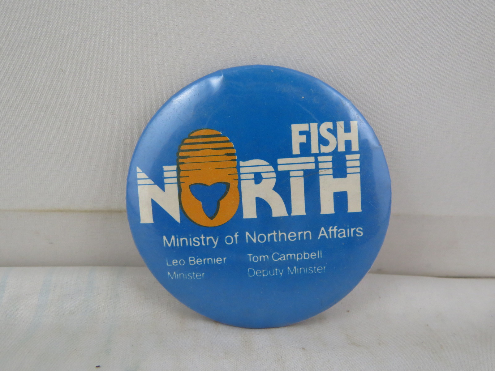 Vintage Fishing Pin -Fish North Ontario Ministry of Nother Affairs-Cellu... - $15.00