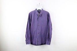 Kenneth Cole Mens Large Faded Super Slim Fit Collared Button Down Shirt ... - $24.70