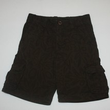 Gap Kids Boy's Brown Floral Leaf Printed Cargo Shorts Bottoms size 5 - $9.99
