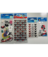 Lot of 4 DISNEY Dimensional Stickers Alphabet Mickey Ears Puffy Scrapboo... - £17.89 GBP