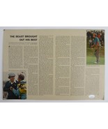 Tom Watson 11x15.5 Signed Autographed Magazine Article PGA Golf JSA COA - £31.25 GBP