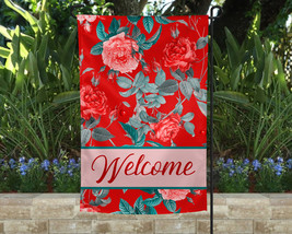 Floral Garden Flag, 12 x 18, Decorative Garden Flag - £12.58 GBP