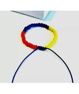 Pulsera Tricolor Colombia -Ecuador -Venezuela  Brazalete - £4.11 GBP