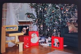 Vintage 1953 Color Slide Christmas Presents Under Tree Mid Century Kodac... - $14.99