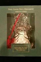 Waterford Crystal Marquis Noel Angel Bell Christmas Ornament Third in a ... - $35.99