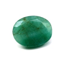 3.6Ct Natural Green Oval (Panna) oval Cut Gemstone - £24.95 GBP