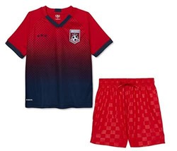 Youth Moisture Wicking, Color Matched, Soccer Jersey and Soccer Shorts 2-Piece S - £18.14 GBP