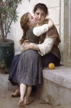A Little Coaxing by William-Adolphe Bouguereau - Art Print - £17.57 GBP+