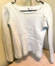 J Crew Womens Light Mint Green Crewneck Sweater Size Small - $6.99
