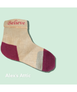 Christmas Stocking “Believe”  new never used - $4.95