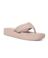 Madden Girl Womens 11 M Blush Pink Leather Puffy Flat Flip Flop Sandals ... - $40.17 CAD