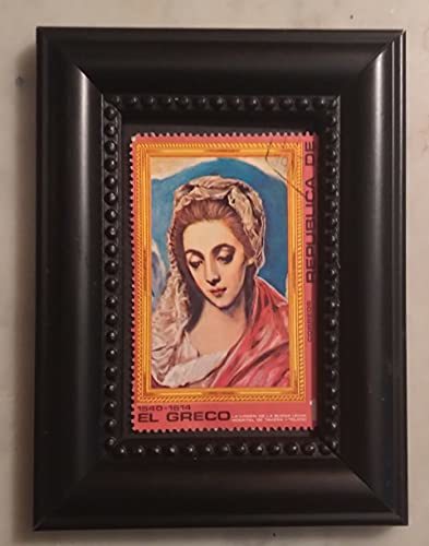 Framed Stamp Art - Equitorial Guinea - Greco Painting - $9.79