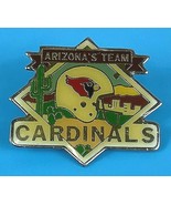NFL Football Phoenix Cardinals Arizona&#39;s Team Helmet Lapel Hat Pin Vinta... - $294.02 MXN