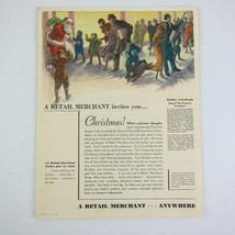 Goes Lithography Co. Chicago Holiday Advertising Stationery Sample Vintage 1930s - £7.86 GBP