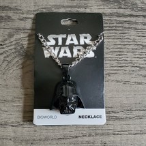 Star Wars Necklace 3D Darth Vader Helmet OFFICIAL Disney BIOWORLD - £5.47 GBP