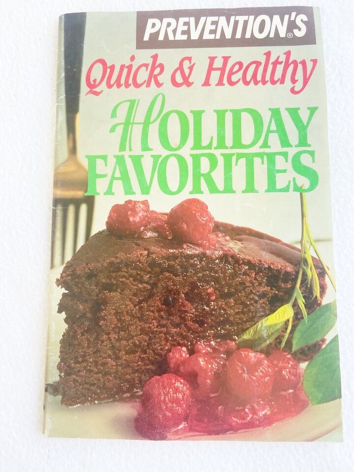 Prevention&#39;s Quick and Healthy Holiday Favorites [Pamphlet] 1995 Christmas - $4.19