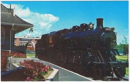 Postcard Centennial Park Kingston Historic Steam Locomotive &amp; Railroad Museum - $3.47