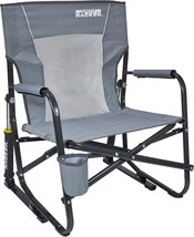 Gci Outdoor Firepit Rocker Low Rocking Chair And Outdoor Camping Chair. - £69.97 GBP