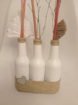 Decorative Vase Handmade Home Decoration Jute Yarn-show original titleOr... - $35.79