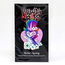 Helluva Boss Stolas Spring 2023 Limited Edition Rainbow Plated Enamel Pin - £159.86 GBP