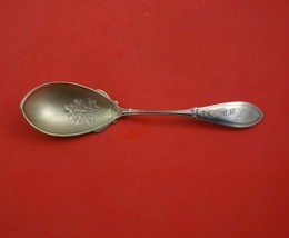 Italian by Gorham Sterling Silver Berry Spoon GW BC Stippled Pointed 8 7/8&quot; - £182.33 GBP
