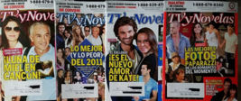 TV Y NOVELAS  Mexican Magazine Lot of 4 issues A5 - £3.15 GBP