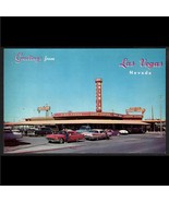 NV Las Vegas, Nevada; Round-Up Drive-In w 1950s Autos: Vintage Postcard ... - $5.99