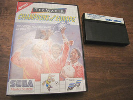 Sega Tec Magik Champions Of Europe The Official Football Game Of Uefa &#39;92 Spor... - £5.72 GBP