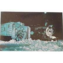 Vintage Postcard, Denver &amp; Rio Grande Western&#39;s Rotary Snow Plow &quot;Om&quot; &amp; #483 - £7.82 GBP
