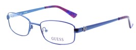GUESS GU2524 091 Women&#39;s Eyeglasses Frames Petite 49-18-135 Matte Blue - £27.19 GBP