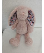 Manhattan Toy Easter Bunny Plush Soft Pink Flower Ears 14&quot; Pink Mauve - £19.42 GBP